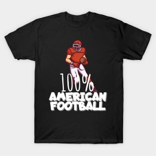 100% American football T-Shirt